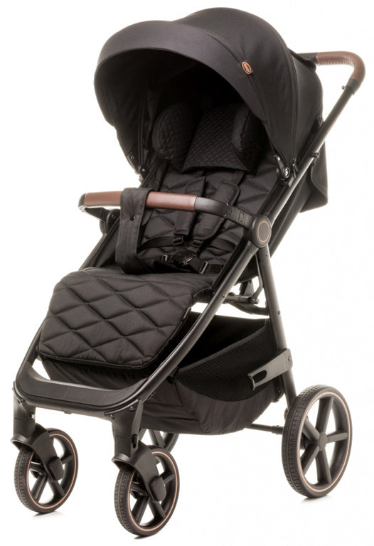 4 BABY Wózek spacerowy STINGER PRO BLACK + TORBA GRATIS